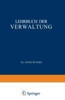 Lehrbuch der Verwaltung