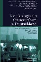 Die ökologische Steuerreform in Deutschland