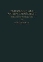 Pathologie als Naturwissenschaft