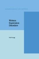 Written Expression Disorders