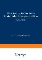 Mitteilungen der deutschen Materialprüfungsanstalten