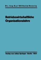 Einführung in die betriebswirtschaftliche Organisationslehre