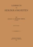 Lehrbuch der Herzkrankheiten