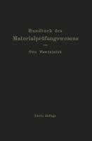 Handbuch des Materialprüfungswesens für Maschinen- und Bauingenieure