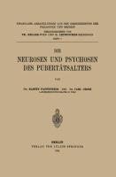 Die Neurosen und Psychosen des Pubertätsalters