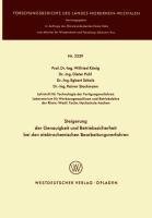 Steigerung der Genauigkeit und Betriebssicherheit bei den elektrochemischen Bearbeitungsverfahren