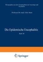 Die Epidemische Encephalitis