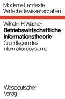 Betriebswirtschaftliche Informationstheorie