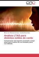 Análisis LTAS para distintos estilos de canto