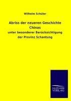 Abriss der neueren Geschichte Chinas