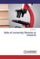 Role of university libraries in research