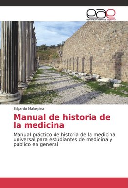 Manual de historia de la medicina