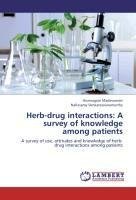 Herb-drug interactions: A survey of knowledge among patients