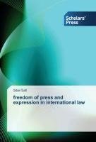 freedom of press  and expression in international law