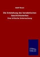 Die Entstehung des herodotischen Geschichtswerkes