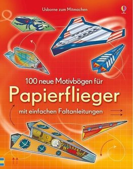 100 neue Motivbögen für Papierflieger