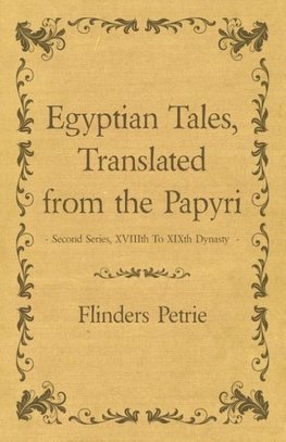 EGYPTIAN TALES TRANSLATED FROM