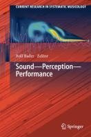 Sound - Perception - Performance