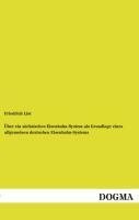 Über ein sächsisches Eisenbahn-System als Grundlage eines allgemeinen deutschen Eisenbahn-Systems