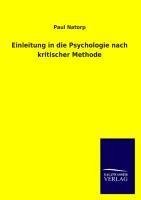 Einleitung in die Psychologie nach kritischer Methode