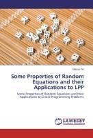 Some Properties of Random Equations and their Applications to LPP