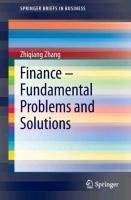 Finance - Fundamental Problems and Solutions