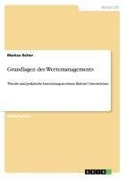 Grundlagen des Wertemanagements