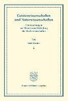 Geisteswissenschaften und Naturwissenschaften