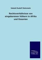 Rechtsverhältnisse von eingeborenen Völkern in Afrika und Ozeanien