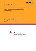 The Spirit of Entrepreneurship