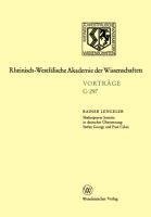 Shakespeares Sonette in deutscher Übersetzung: Stefan George und Paul Celan