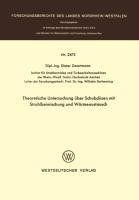 Theoretische Untersuchung über Schubdüsen mit Strahlbeimischung und Wärmeaustausch