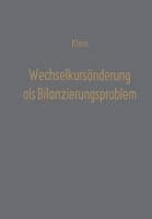 Wechselkursänderung als Bilanzierungsproblem