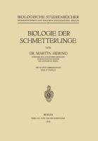 Biologie der Schmetterlinge