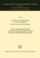 Über ein physikalisches Verfahren zur Bestimmung des Wasserstoffs im ternären Gemisch mit Stickstoff und Kohlenmonoxyd