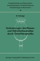 Veränderungen des Wasser- und Elektrolythaushaltes durch Osmotherapeutika