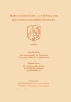 Der Strukturwandel der Mathematik in der ersten Hälfte des 20. Jahrhunderts. Eine mathematische Analyse der Luftdruckverteilungen in großen Gebieten