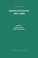 Industrial Policies After 2000