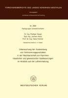 Untersuchung der Ausbreitung von Verbrennungsprodukten in der Nachbarschaft von Kaminen häuslicher und gewerblicher Gasfeuerungen im Hinblick auf die Luftreinhaltung