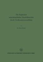 Die Expansion mittelständischer Handelsbetriebe durch Großzusammenschlüsse