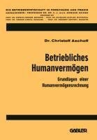 Betriebliches Humanvermögen