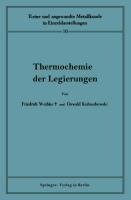 Thermochemie der Legierungen