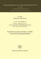 Physikalisch-chemisches Verhalten von Wolle in organischen Lösungsmittelsystemen