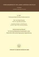 Mathematisches Modell für brennstoffbeheizte Industrieöfen unter besonderer Berücksichtigung der Gasstrahlung