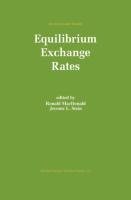 Equilibrium Exchange Rates