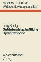 Betriebswirtschaftliche Systemtheorie