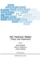 Hot Hadronic Matter