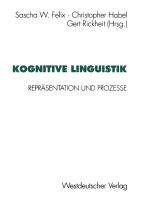 Kognitive Linguistik