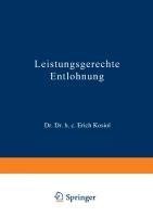 Leistungsgerechte Entlohnung