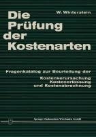 Die Prüfung der Kostenarten